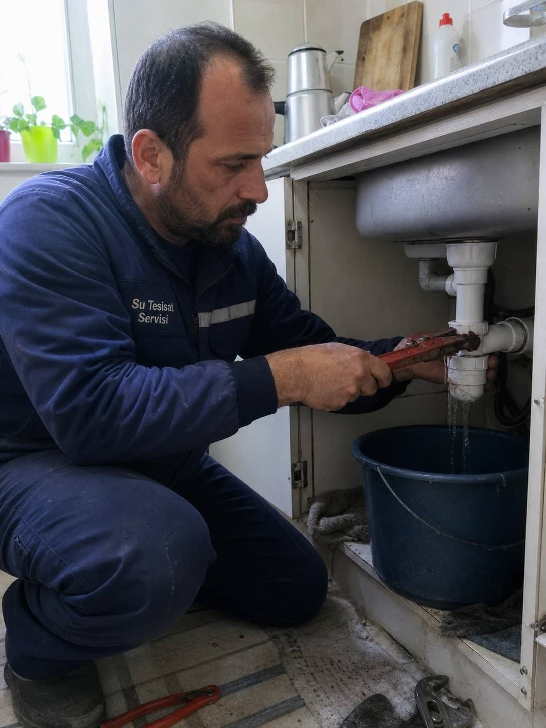 Lavabo Açma teknik görünüm